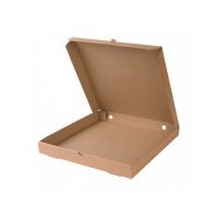 Коробка для пиццы 330х330х40 мм, крафт, микрогофрокарт.Т-21 Е, 50 шт/кор 50 шт/упак РОССИЯ Г06068