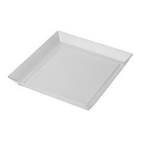 Форма для фуршетов 130 мл 130х130х10 мм, диз. "Square", прозр., ПС, 12 шт/упак "Buffet" 192 шт/кор РОССИЯ 5022