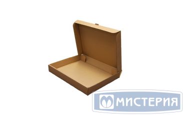 Коробка для пиццы 330х330х40 мм, крафт, микрогофрокарт.Т-21/Т-11 Е, 50 шт/кор 50 шт/упак РОССИЯ