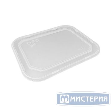 Крышка к контейнеру под запайку [230х177 мм], прозр., ПЭТ, 360 шт/упак "OSQ" Octobox 1000 360 шт/кор РОССИЯ Flat RPET плоская OSQ OCTOBOX 1000